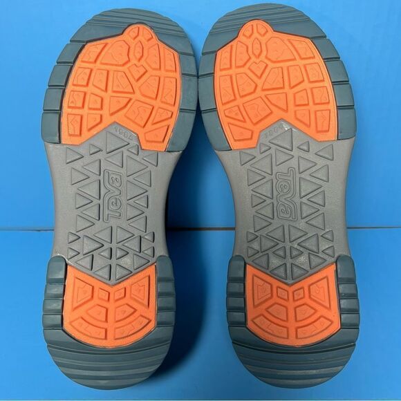 Teva Womens Gateway Mid Blue Aqua Orange Hiking Boot 7 - Picture 7 of 9